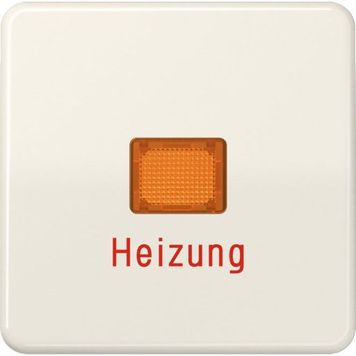 Jung - Abdeckung/Bedienelement für Installationsschalterprogramme Wippe Aufs.Heizung/Notsch. CD 590 BFH mit Lichtfenster