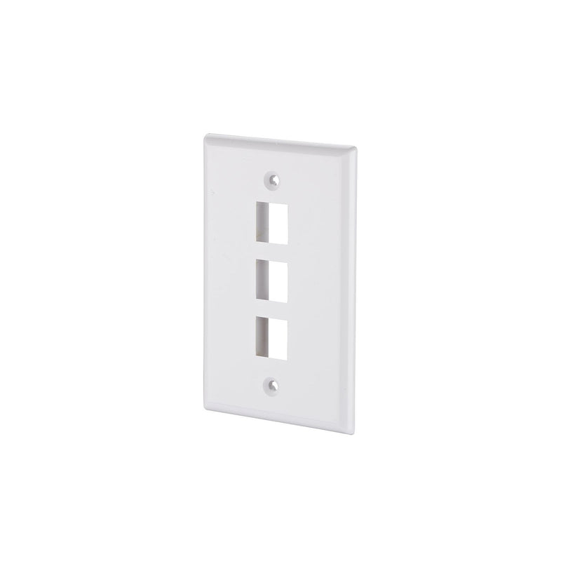 Metz Connect - Kommunikationsanschlussdose Kupfer Keystone Anschlussdose 1309162402KE US- Style 3 Port