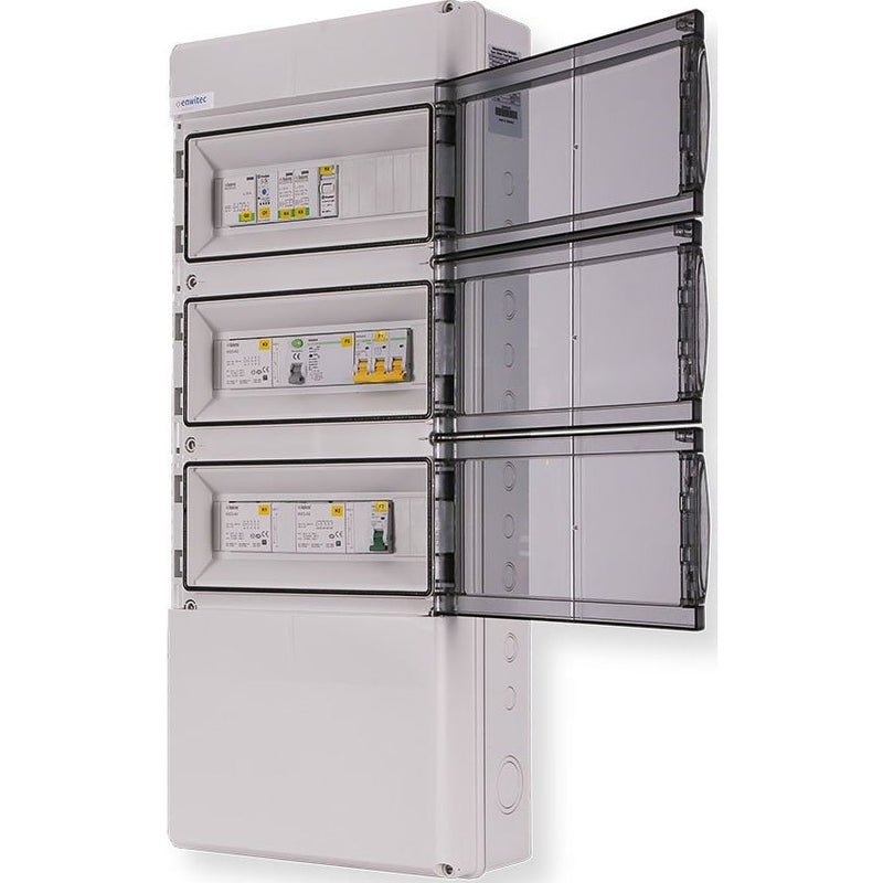 enwitec electronic - Zubehör/Ersatzteile für regenerative Energieerzeugung Netzumschaltbox 10016114 63A-gesplittete Last