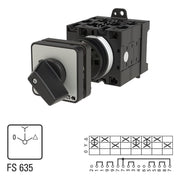 Eaton - Lastschalter Stern-Dreieck-Schalter T3 T3-4-3/Z 32A Zwischenbau