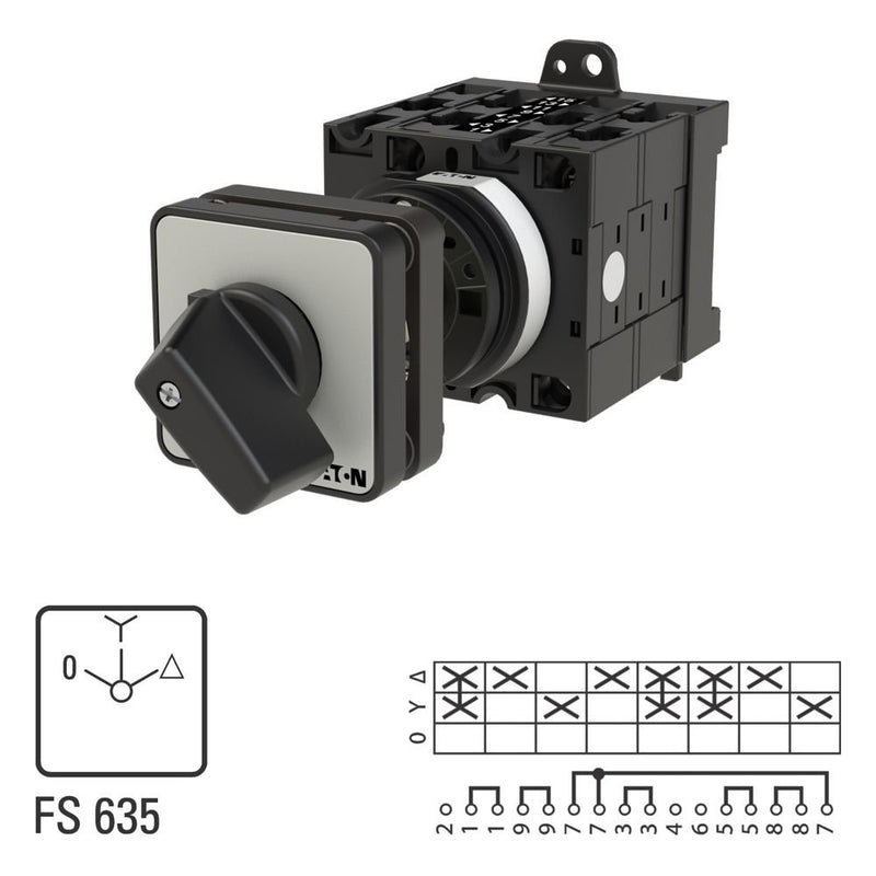 Eaton - Lastschalter Stern-Dreieck-Schalter T3 T3-4-3/Z 32A Zwischenbau