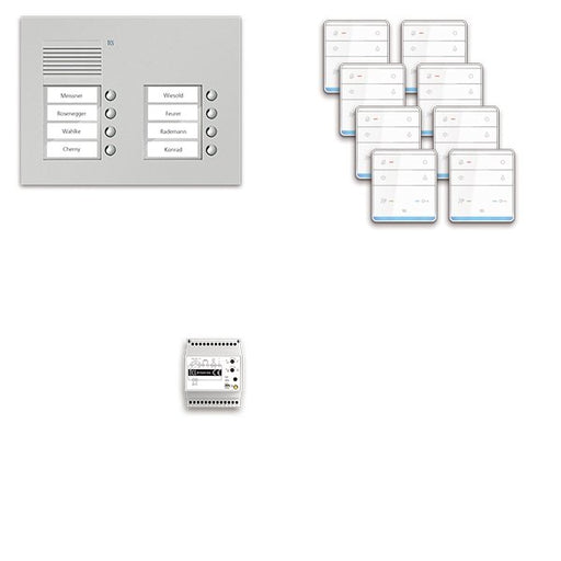 TCS Tür Control - Türsprech-Set pre:pack Audio UP 8WE PPUF08/2-EN/01 m.Außenstation PUK