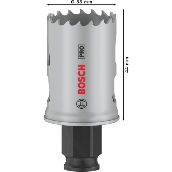 Bosch - Lochsäge PRO Multi Material PC Plus 2608594377 Lochsäge, 33 mm