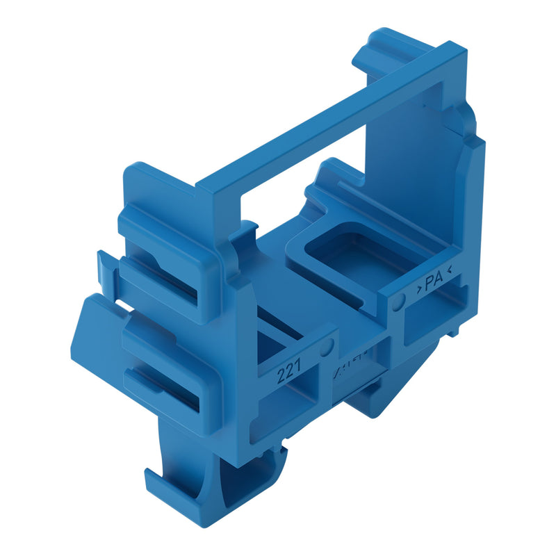 WAGO - Zubehör/Ersatzteile für Klemmen Befestigungsadapter 221-539/002-006 4qmm, blau − 10 Stück