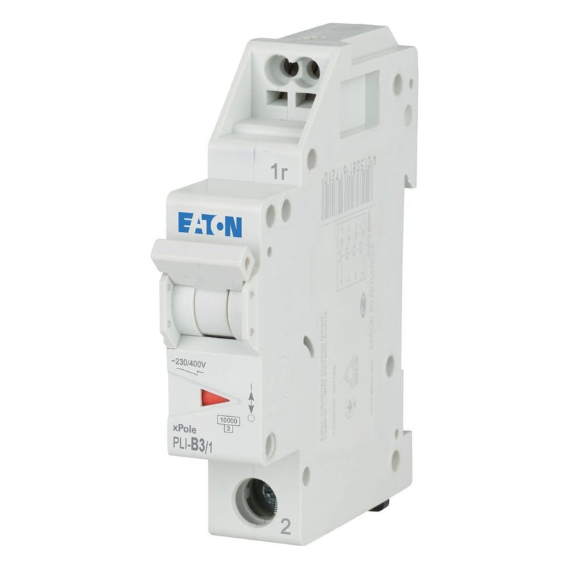 Eaton - Leitungsschutzschalter Leitungsschutzschalter PLI-B3/1 3 A, 1p,Steckkl. B − 12 Stück
