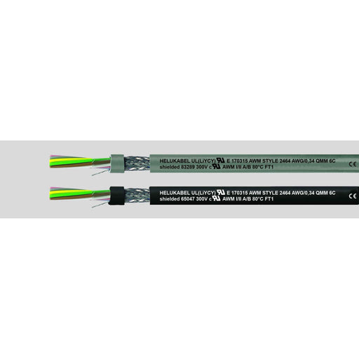 Klimaprime - Energiekabel < 1 kV, für ortsveränderlichen Einsatz HEL UL-CY GR 2x0,34 AWG22 UL-CY GR 2x0,34AWG22 R100 PVC-Datenleitun − 100 Meter