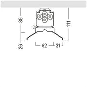 Zumtobel Group - Lichttechnisches Zubehör/Ersatzteile für Leuchten Optik Kit TEC C CG #22171717 − 1 Stück