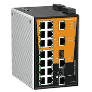 Weidmüller - Netzwerk Switch Netzwerk-Switch IE-SW-PL18M-2GC-16TX