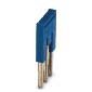 Phoenix Contact - Querverbinder/Brücker für Reihenklemme Steckbrücke FBS 3-4 BU 3-polig, blau − 50 Stück