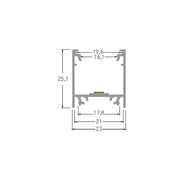 Brumberg Leuchten - Mechanisches Zubehör/Ersatzteile für Leuchten LED-Aluprofil Set 2m 53922260 alu