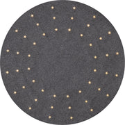 Star Trading - Festbeleuchtung LED-Baumteppich 607-09 grauer Filz, D 80cm − 4 Stück