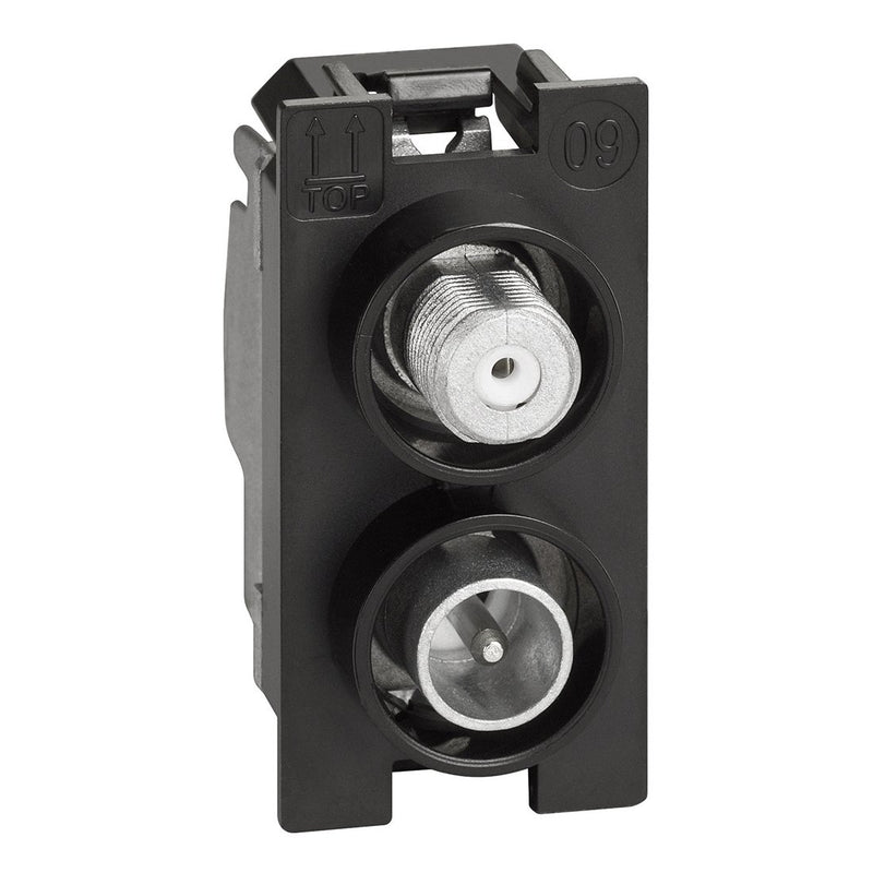 Legrand (BT) - Antennensteckdose Einsatz K4214D 1-moduliger