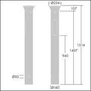Thorn - Wegeleuchte LED - Pollerleuchte ADELIEBS #96264252 10L25730ASYCL2MGR
