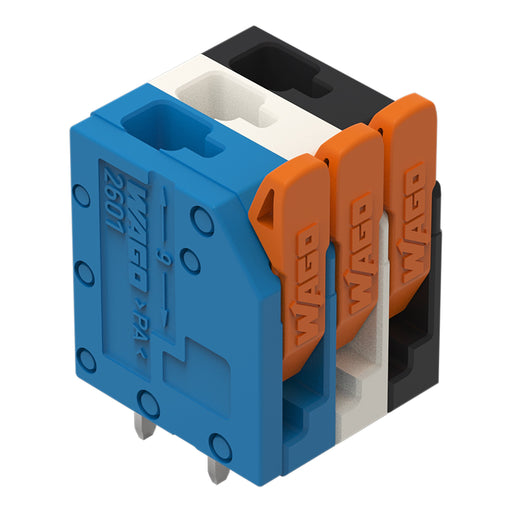 WAGO - Leiterplattenklemme 2601-3103/987-100 1,5mm²,mehrfarbig − 160 Stück