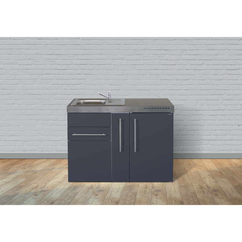 Stengel - Mini-Küche Miniküche Premiumline MPSG120AKSKSreBliS Schiefergrau