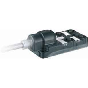 Murrelektronik - Passiver Sensor-/Aktor-Verteiler (mit Leitung) M12 Verteiler 4-fach 8000-84510-3630500 MVP12N-AN4F363 5.0M
