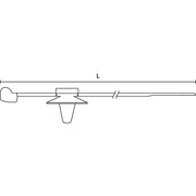 HellermannTyton - Kabelbinder Befestigungsbinder 150-37691(500) 200x4,6 schwarz − 500 Stück