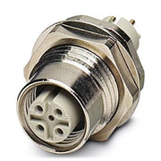 Phoenix Contact - Rundsteckverbinder, feldkonfektionierbar (Industriesteckverbinder) Einbausteckverbinder SACC-DSIV-M1#1528167 − 10 Stück