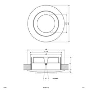 EVN Lichttechnik - Downlight/Strahler/Flutlicht NV-Einbauleuchte 619 014 50W 12V GX5,3