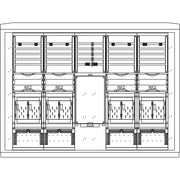 Elsta Mosdorfer - Zähler-Komplettschrank ZS A850-3 S6 8Z BKEI ZS838B.S6