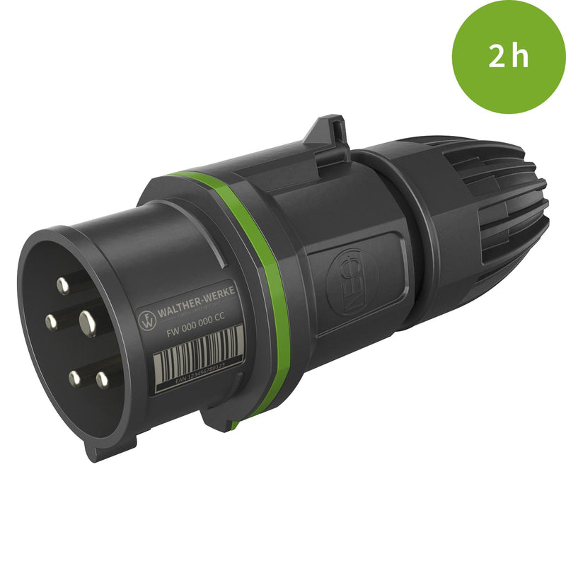 Walther Werke - CEE-Stecker (IEC 60309) CEE NEO Phasenwender FW211502PH 16A 5P 2h IP54 − 5 Stück