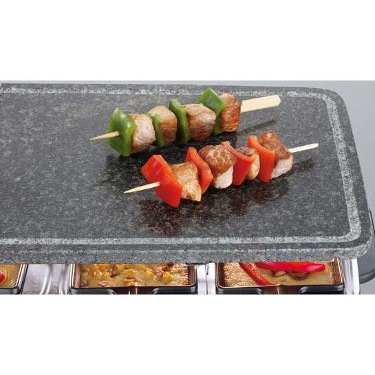 Severin - Raclette Raclette-Grill RG 2374 eds-geb/sw m.Naturgrillstein