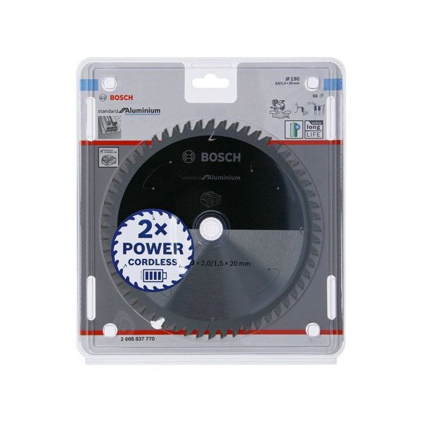 Bosch - Kreissägeblatt PRO Aluminium cordless 2608837770 Kreissägeblatt 190 x