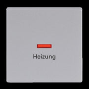 Busch-Jaeger - Abdeckung/Bedienelement für Installationsschalterprogramme Wippe alusi 1789 H-83 Heizung-Notschalter