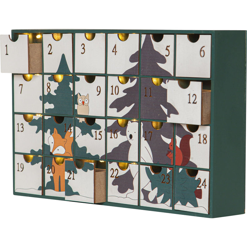 Star Trading - Festbeleuchtung LED-Adventskalender 271-86 24 Schubladen