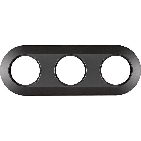 Berker - Abdeckrahmen Rahmen MAN0100417 3fach Serie 1930 sw