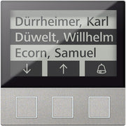 TCS Tür Control - Funktionsmodul für Türkommunikation Display 3 Tasten si AMI11603-0010 256WE