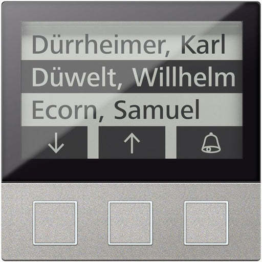 TCS Tür Control - Funktionsmodul für Türkommunikation Display 3 Tasten si AMI11603-0010 256WE