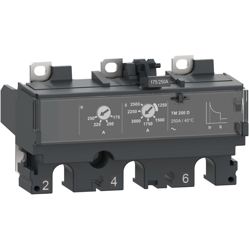 Schneider Electric - Auslöseblock für Leistungsschalter Auslösegerät thermomagneti C253TM250 sch TM250D 250A 3P3D