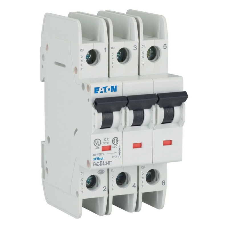 Eaton - Leitungsschutzschalter 3p. FAZ-D4/3-RT 4A Charakt.: D