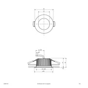 EVN Lichttechnik - Downlight/Strahler/Flutlicht LED-Spot 24V IP54 L5408010125 2700K-6500K ws