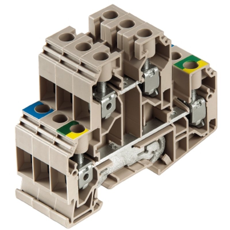 Weidmüller - Durchgangs-Reihenklemme Durchgangsreihenklemme WDK 10 SET BCD W-Reihe
