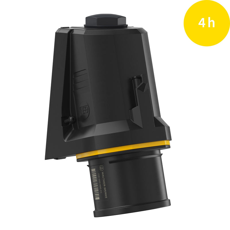 Walther Werke - CEE-Gerätestecker (IEC 60309) CEE NEO Wandgerätestecker FW730504CC schräg 32A 5P 4h