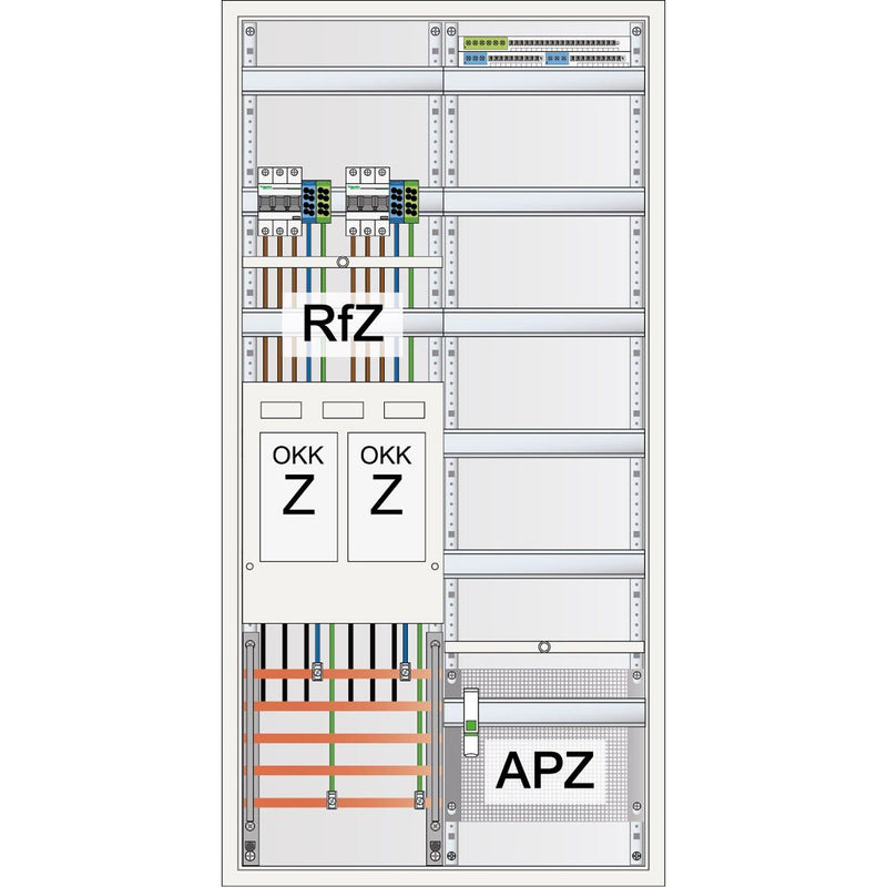 ABN - Zähler-Komplettschrank Zählerschrank S27EA420 eHZ 2Z 1V 1APZ