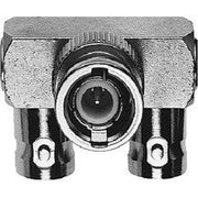 Telegärtner - Koax-Kupplung BNC Y-Winkeladapter 100023586 (F-M-F) 504 − 5 Stück