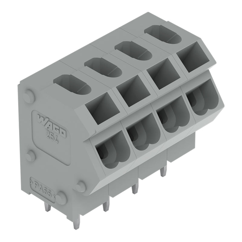 WAGO - Leiterplattenklemme 2-Leiter-Leiterplattenkle. 254-153 0,75mm² − 70 Stück