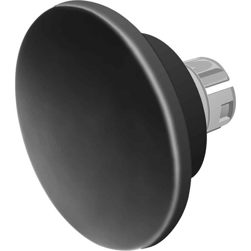 Eao - Tastenplatte für Befehls- und Meldegeräte Pilzdruckhaube 61-9593.0 sw