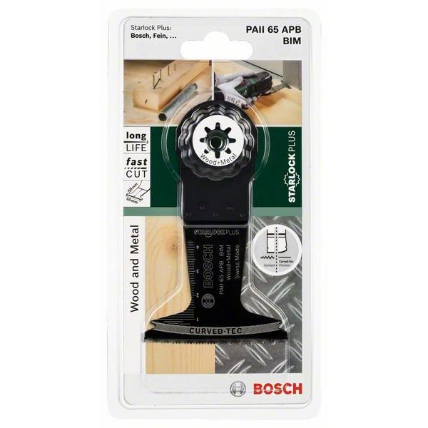 Bosch - Blatt für Oszillierer Tauchsägebl Starlock 2609256D56 PAII 65 APB,65x50mm