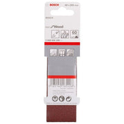 Bosch - Schleifpapier/Schleifvlies PRO X440 Schleifband, 40 x 2608606206 305 mm, 60, 3-tlg