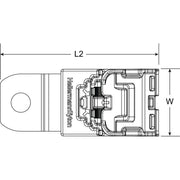 HellermannTyton - Befestigungsschelle für Kabel/Rohre Befestigungselement 151-01511(160) 180,9x34,9 mm − 160 Stück