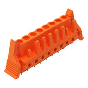 WAGO - Leiterplattensteckverbinder THT-Federleiste gerade 232-168/039-000 Maß 5,08mm,orange − 50 Stück