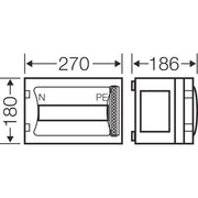 Hensel - Installationskleinverteiler ENYSTAR-Automatengehäuse FP 1109 9 Teilungseinheiten