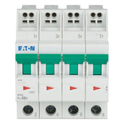 Eaton - Leitungsschutzschalter PLI-D6/4 D 6A, 4p Steckkl
