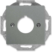 Busch-Jaeger - Einsatz/Abdeckung für Kommunikationstechnik Zentralscheibe gr/metal 2533-803 Abdeckung