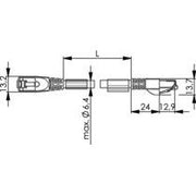 Telegärtner - Patchkabel Kupfer Patchk.S/FTP Cat.6A 100017320 gn 2,0m PUR STX UL