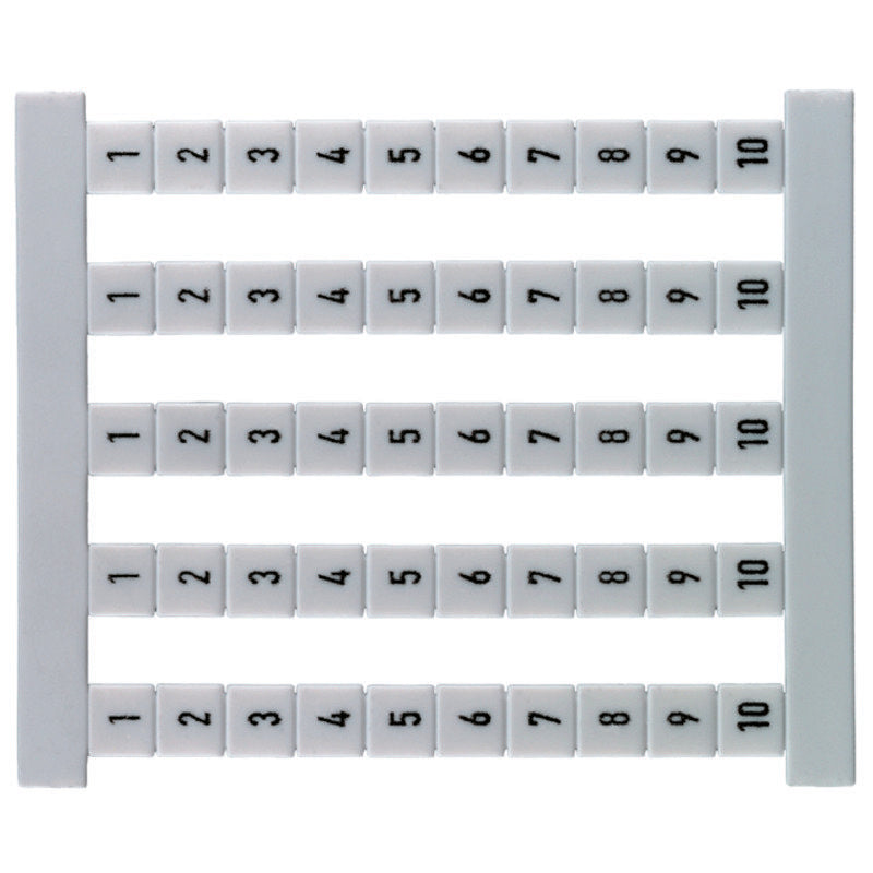 Weidmüller - Klemmenmarkierung Klemmenmarkierer DEK 6 FS 1-50 dekafix − 500 Stück